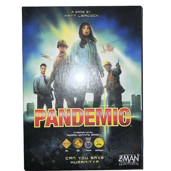 Pandemic Board Game Z-Man Award Winning Can You Save Humanity Matt Leacock - Picture 2 of 4